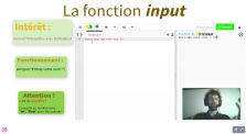 La fonction Input en Python ! - Numérique Éducatif