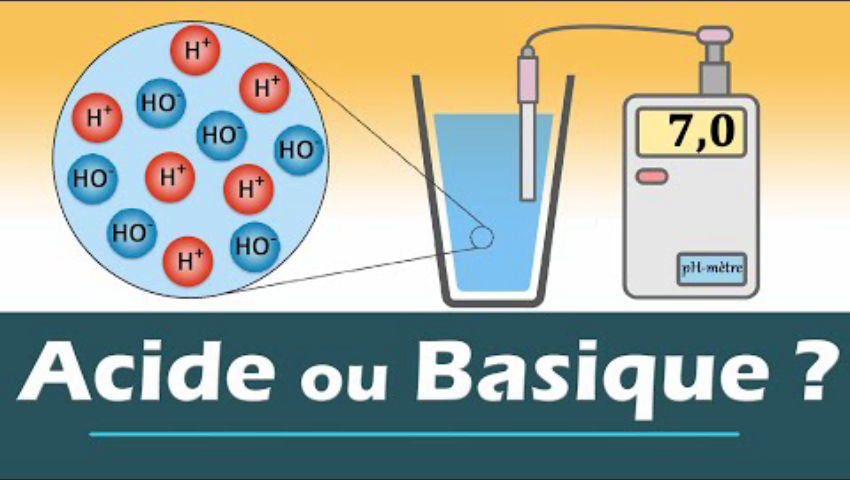 pH solution ACIDE Basique et Neutre Physique Chimie Coll ge