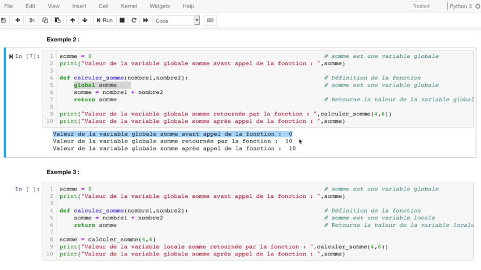 Python - Les fonctions 2 - Numérique Éducatif
