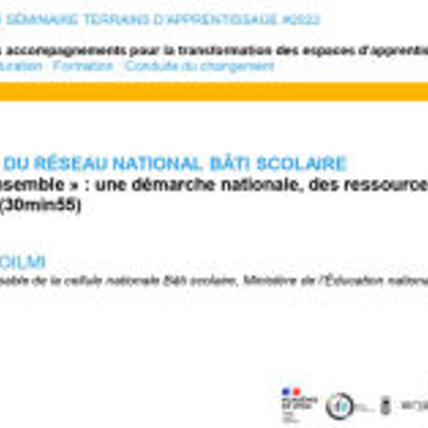 « Bâtir l’École ensemble » : une démarche nationale, des ressources et un réseau en construction episode artwork