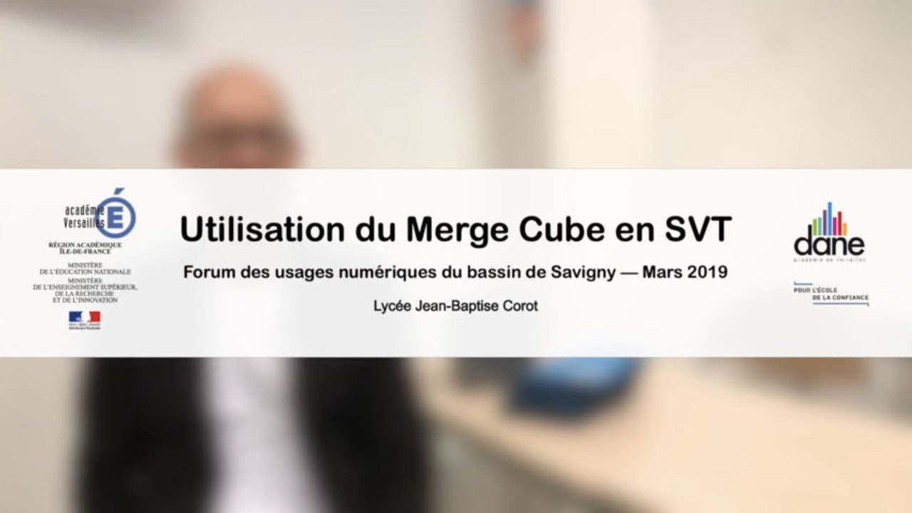 Utilisation du Merge Cube en SVT - Numérique Éducatif