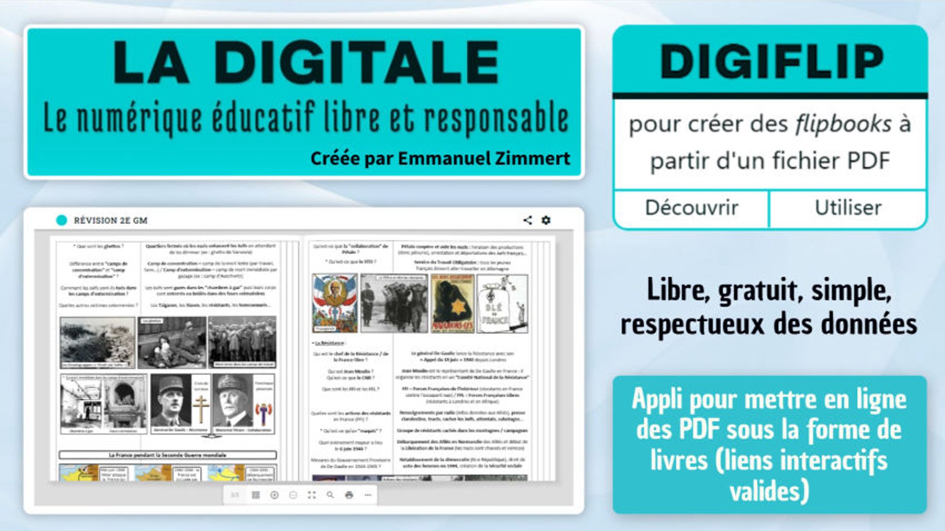 Tutoriel - DIGIFLIP de LaDigitale (mettre en ligne et partager un PDF ...