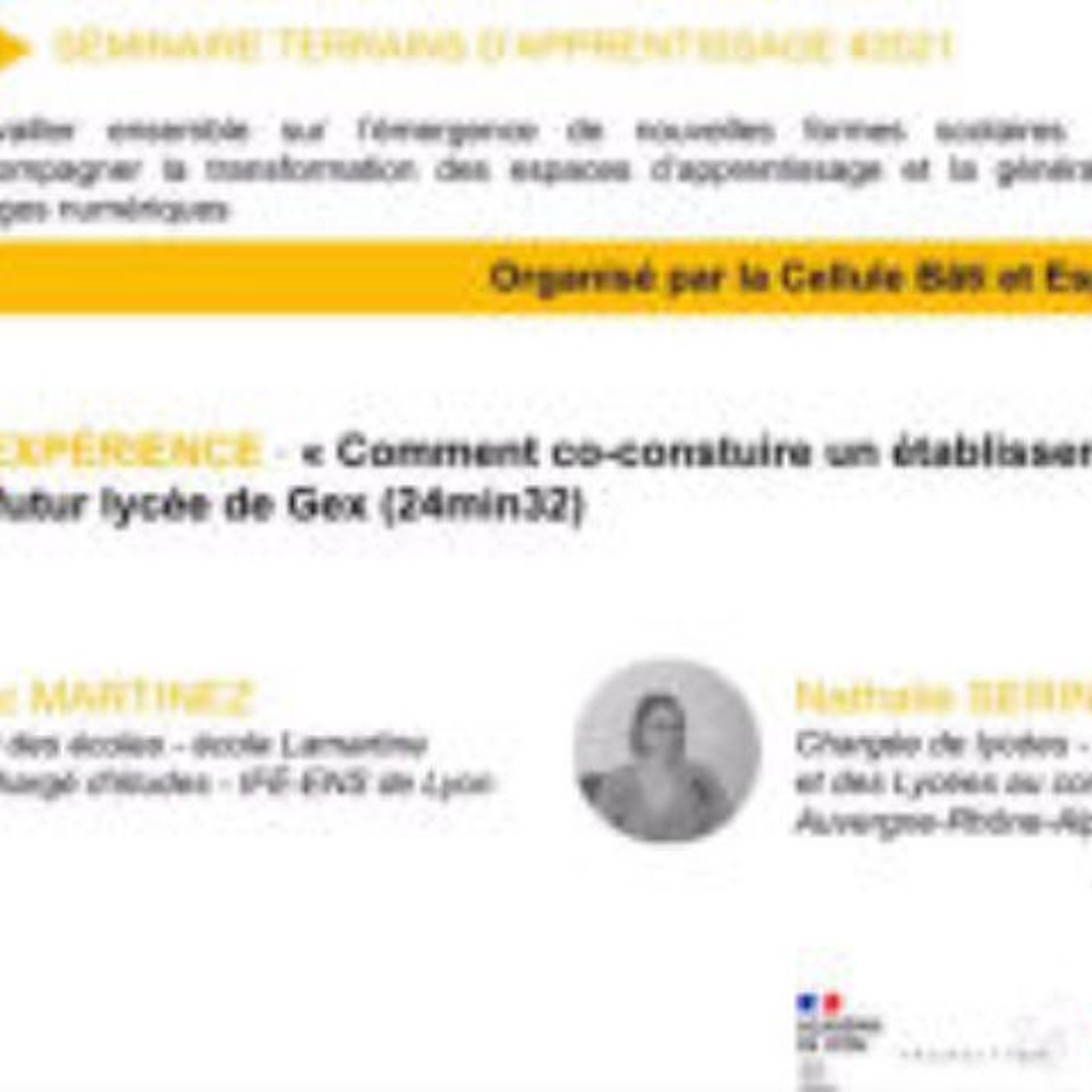 Comment co-construire un établissement scolaire ? », l’exemple du futur lycée de Gex episode artwork