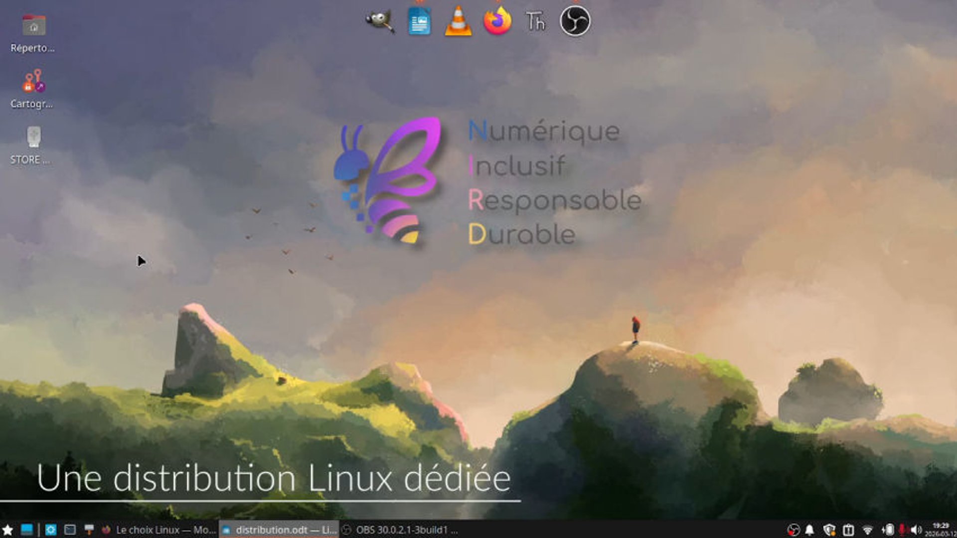 Distribution Linux adaptée au lycée/collège :  NIRD